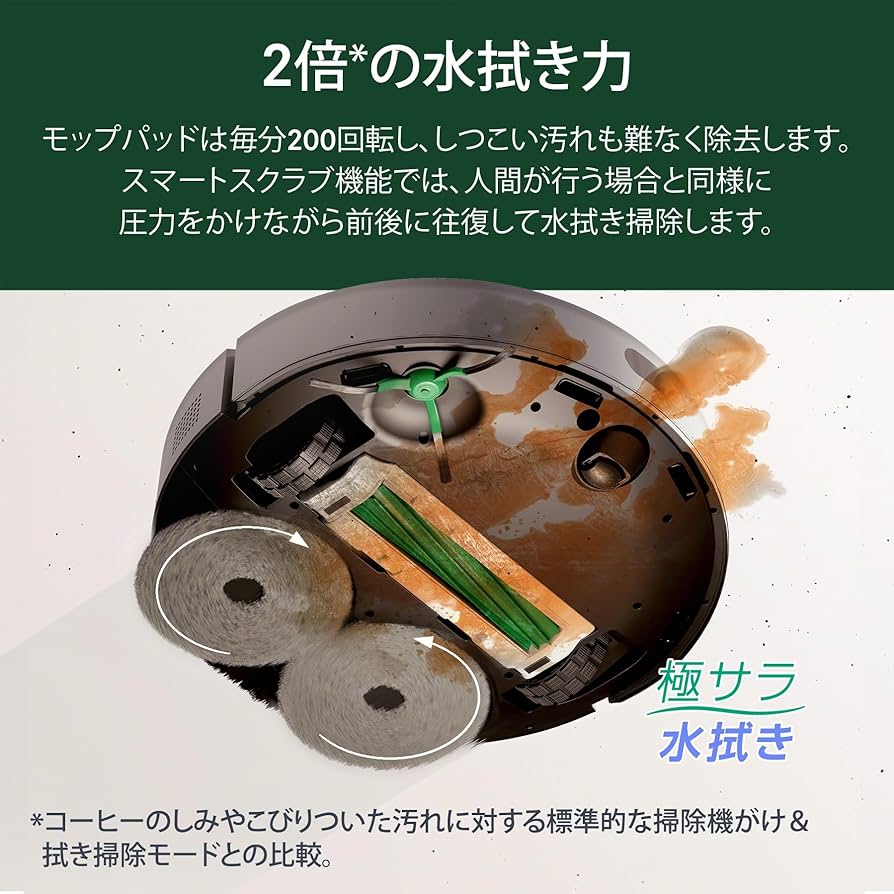 値下げしました。数回使用美品Roomba ブラック 自動充電機能付き Amazon | ルンバ i7 ロボット掃除機 アイロボット 水洗いできる